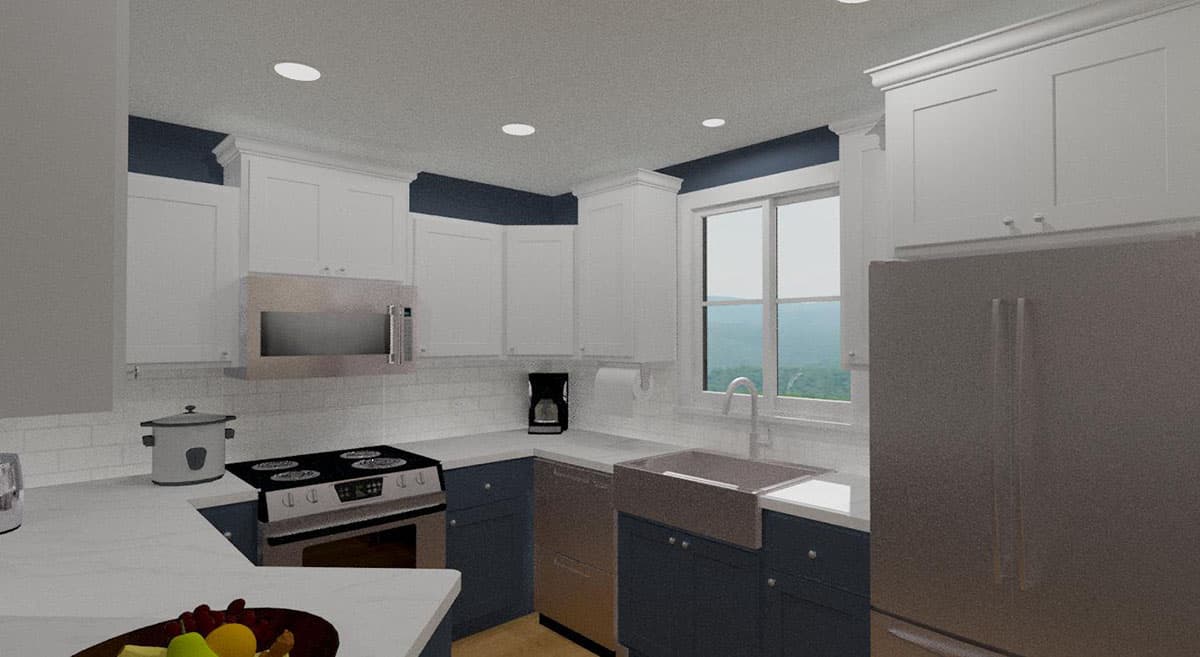 Plan 430802SNG: Exclusive Two-Story House Plan with Upstairs Bedrooms - Image #5 - Cottage, Country, Vacation