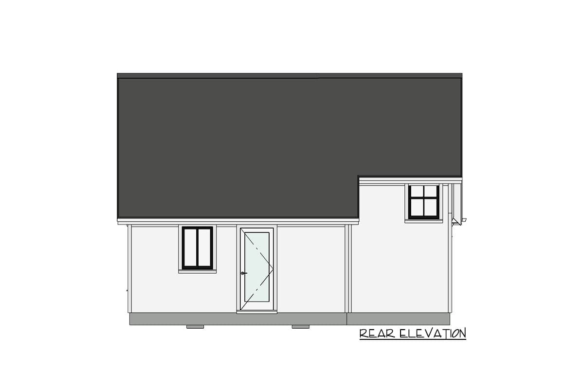 Plan 430803SNG: Exclusive ADU Home Plan with Multi-Use Loft - Image #7 - Cottage, Country, Vacation