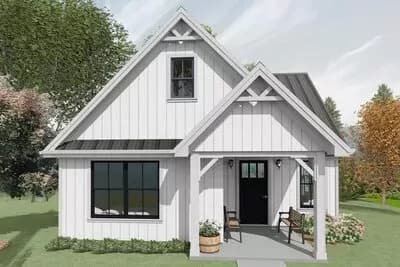 Exclusive ADU Home Plan with Multi-Use Loft