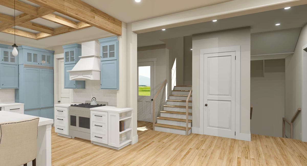 Plan 765026TWN: Delightful 4-Bed Low Country House Plan with Main-Floor Master Bedroom - Image #4 - Coastal, Country, Low Country, Southern, Vacation