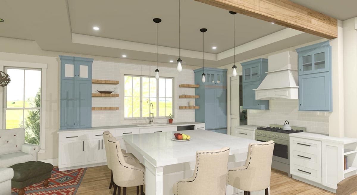 Plan 765026TWN: Delightful 4-Bed Low Country House Plan with Main-Floor Master Bedroom - Image #7 - Coastal, Country, Low Country, Southern, Vacation