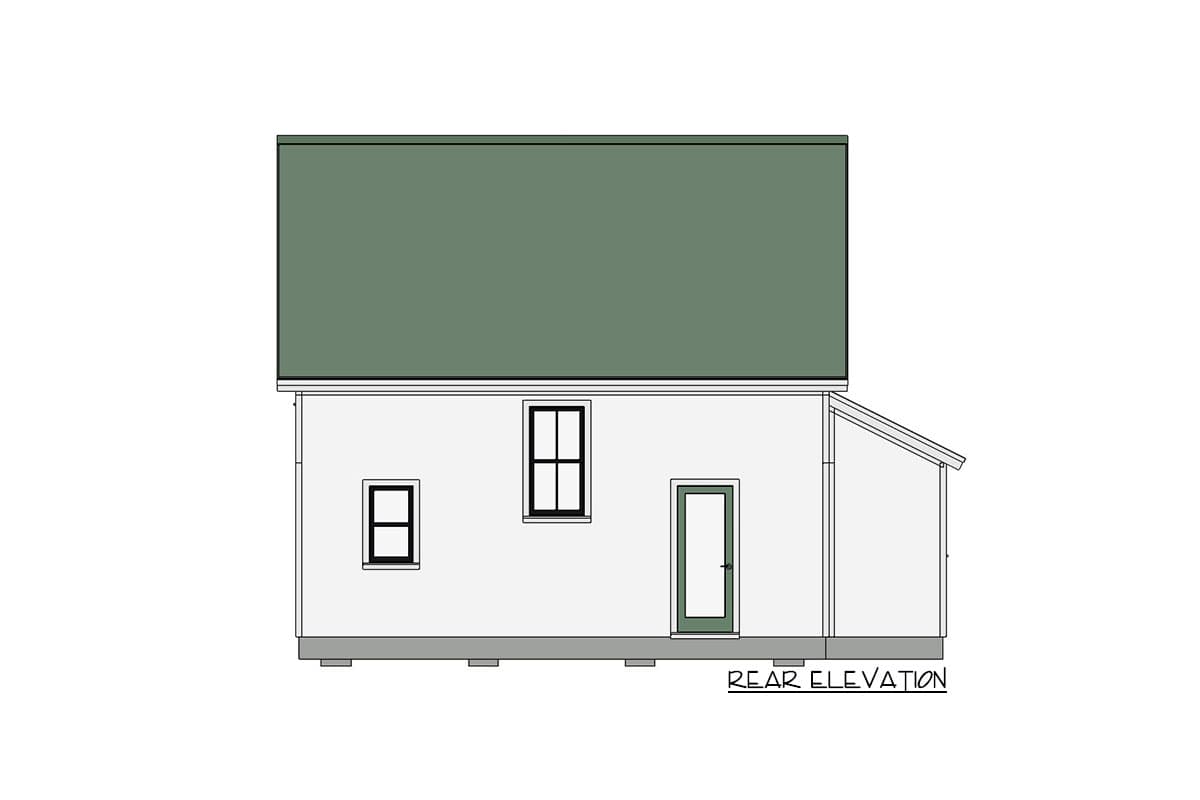Plan 430804SNG: Exclusive Small Home Plan with Two Bedrooms - Image #7 - Cottage, Country, Vacation