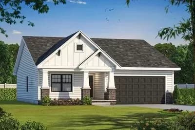 Flexible One-Story New American House Plan