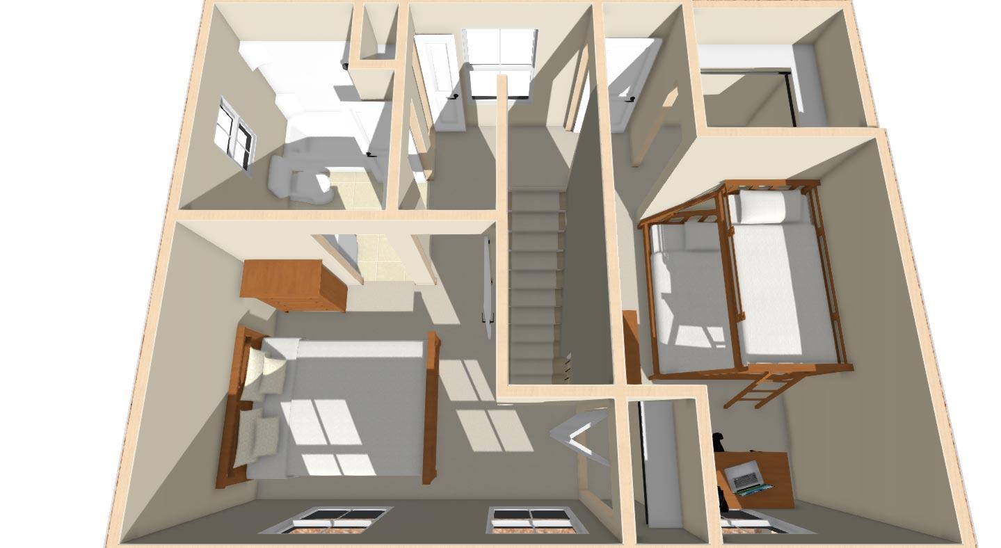 Plan 430807SNG: Exclusive Tiny Home Plan with Grill Porch - Image #7 - Cottage, Country, Southern, Vacation
