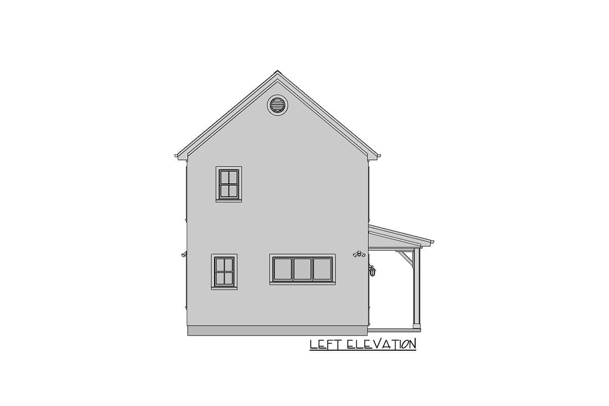 Plan 430807SNG: Exclusive Tiny Home Plan with Grill Porch - Image #9 - Cottage, Country, Southern, Vacation