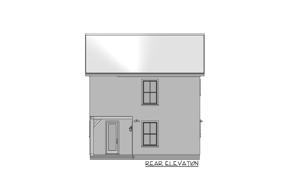 Plan 430807SNG: Exclusive Tiny Home Plan with Grill Porch - Image #10 - Cottage, Country, Southern, Vacation