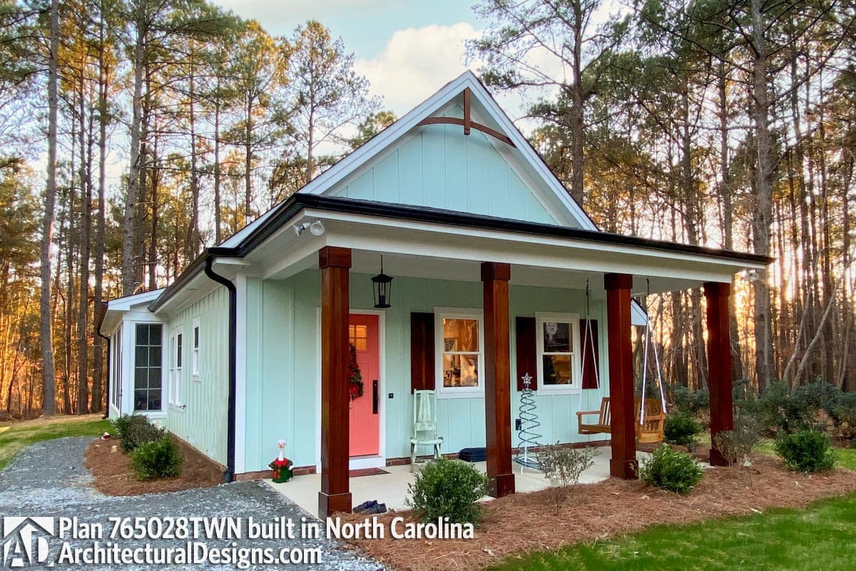 build gallery item - Cottage House Plan 765028TWN Comes to Life in North Carolina
