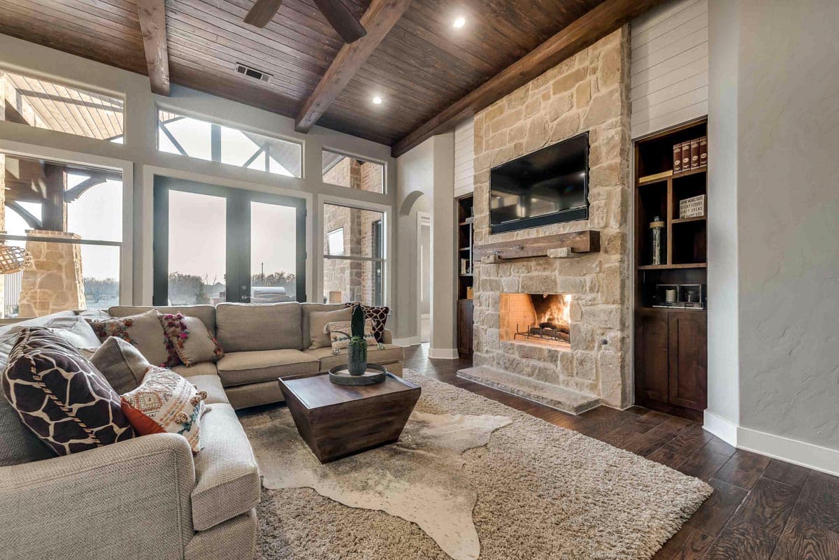 Plan 36618TX: Rugged Hill Country House Plan with Game Room - 3065 Sq Ft - Image #7 - European, Hill Country, Mountain, Rustic