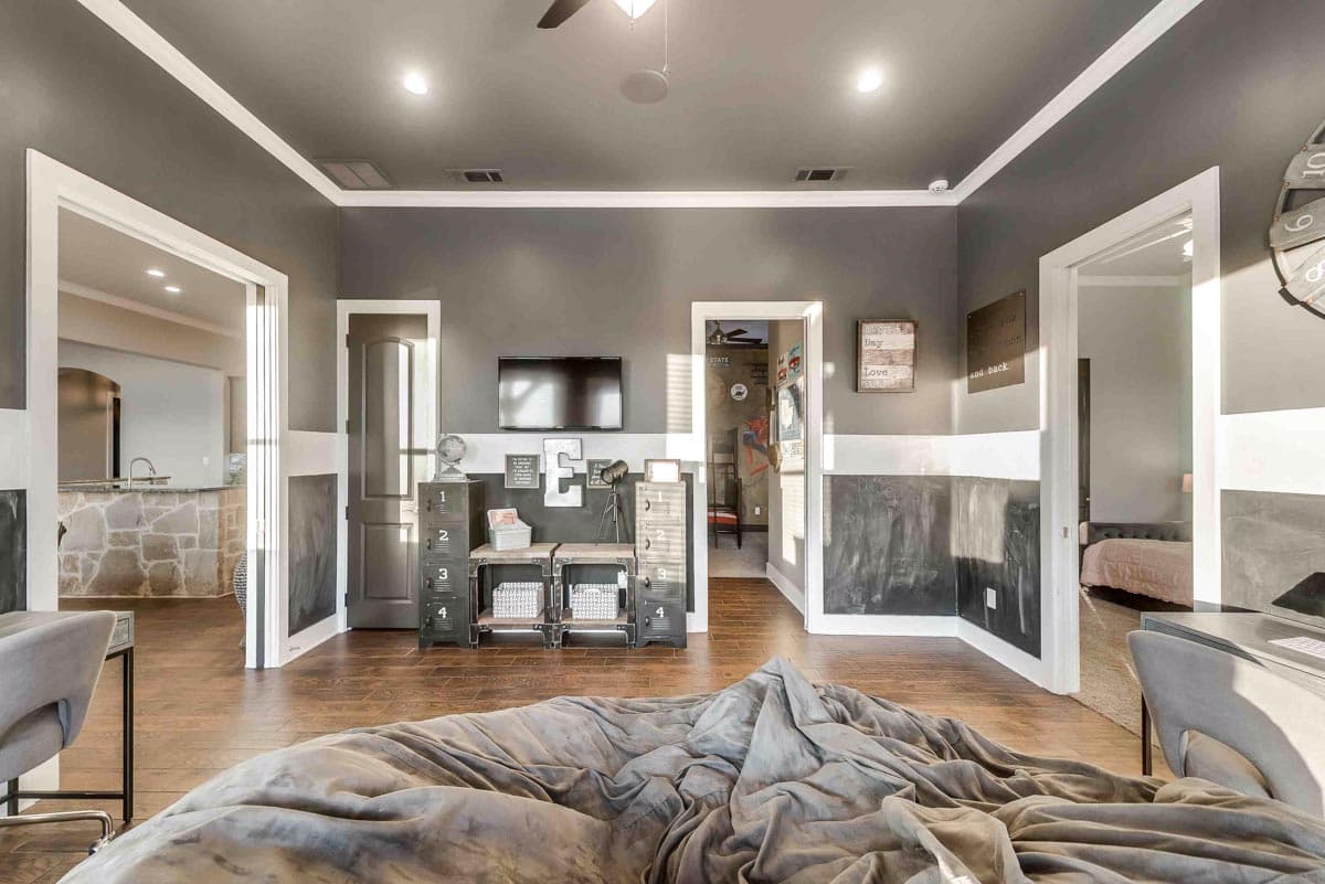 Plan 36618TX: Rugged Hill Country House Plan with Game Room - 3065 Sq Ft - Image #18 - European, Hill Country, Mountain, Rustic