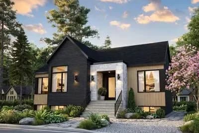 Contemporary Northwest House Plan with Open-Concept Living Spaces