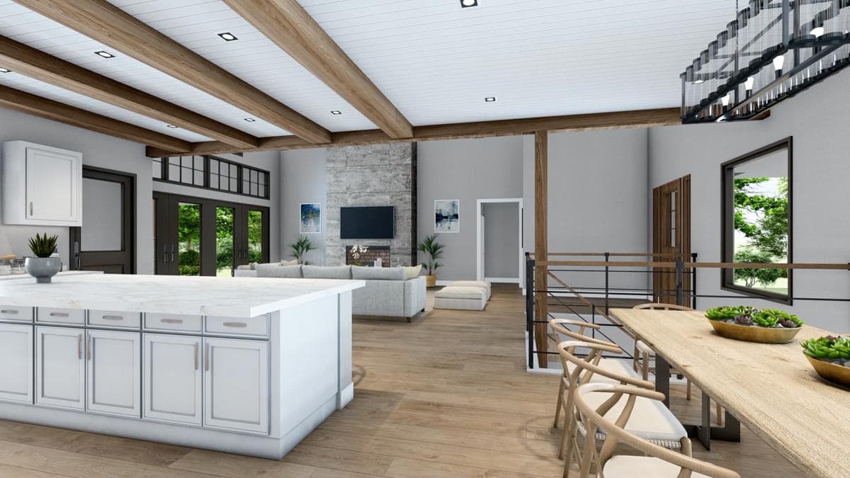 Plan 95088RW: 2-Bed Mountain House Plan with 4-Car Garage + RV Storage - 2609 Sq Ft - Image #14 - Craftsman, Mountain, Rustic