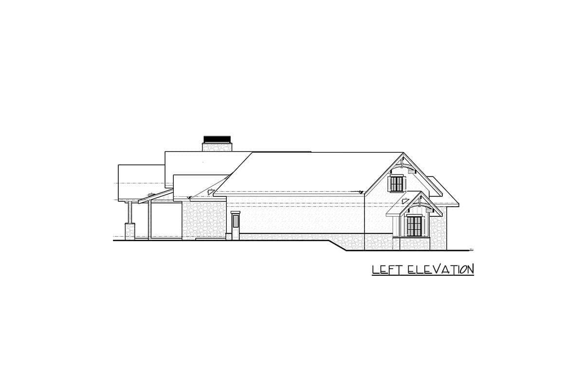 Plan 95088RW: 2-Bed Mountain House Plan with 4-Car Garage + RV Storage - 2609 Sq Ft - Image #21 - Craftsman, Mountain, Rustic