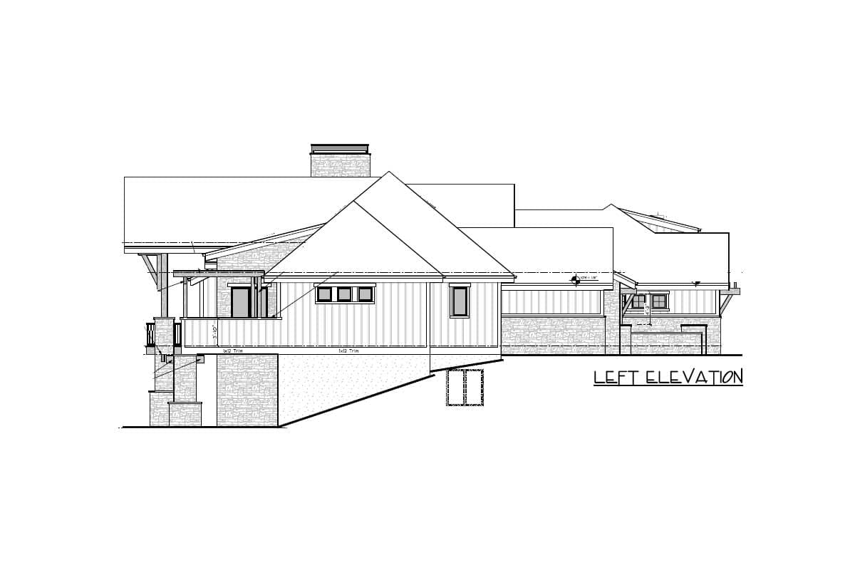 Plan 95091RW: One-Level New American House Plan with Large Rear Porch - Image #17 - Craftsman, Mountain, New American, Northwest, Rustic