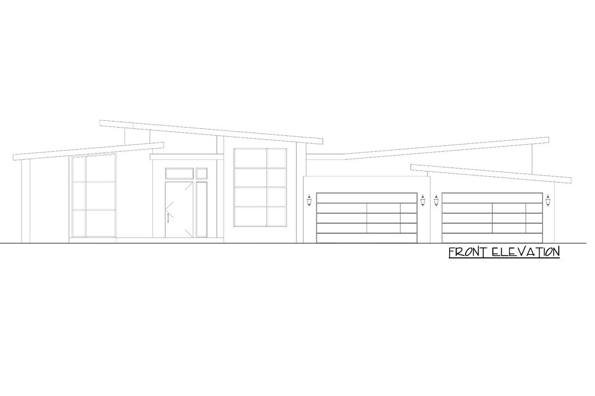 Plan 666092RAF: Spacious Contemporary House Plan with Wood Workshop - Image #5 - Contemporary, Modern, Northwest