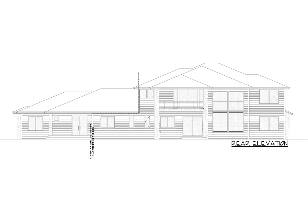 Plan 666093RAF: European-style House Plan with 2 Bedroom ADU Attached - Image #7 - European, Mediterranean