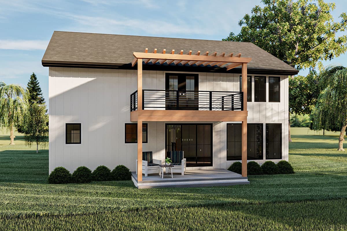 Plan 62881DJ: 5-Bed New American House Plan with In-Law Suite - Image #4 - Craftsman, Modern Farmhouse, New American