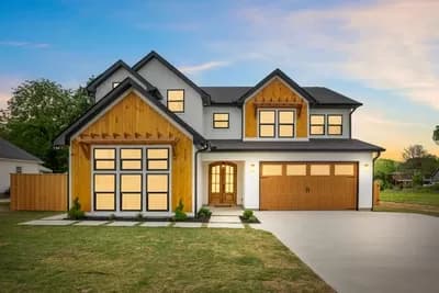 5-Bed New American House Plan with In-Law Suite