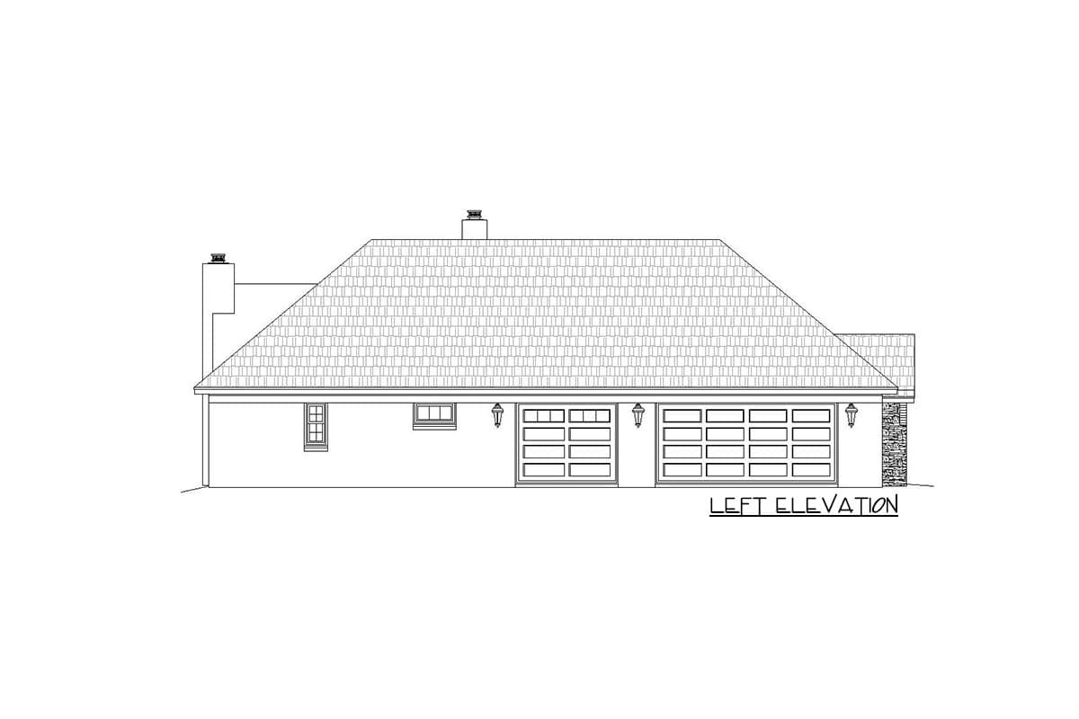 Plan 68663VR: 3-Bed 1-Story House Plan with Split Bedroom Layout - Image #21 - Craftsman, Hill Country, Ranch, Traditional