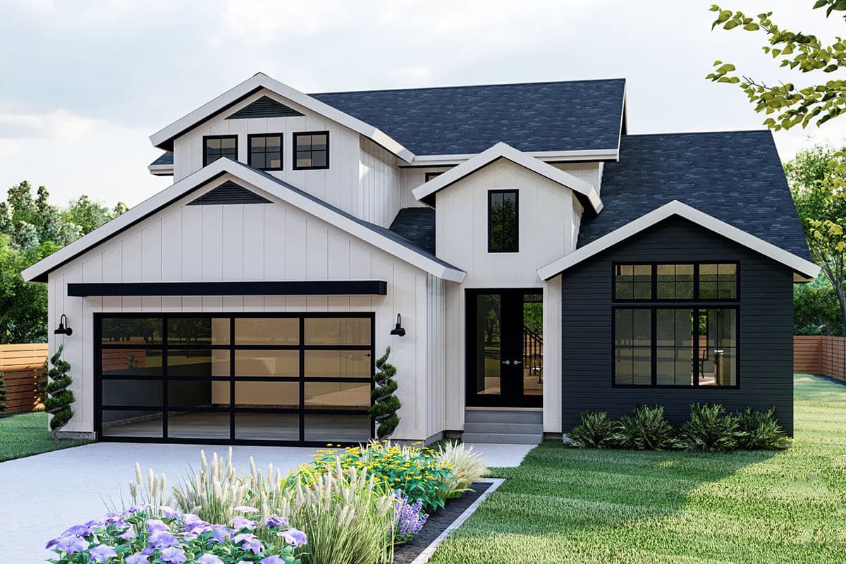 Plan 62882DJ: 4-Bed Modern New American House Plan with 2-Story Great Room and Loft - 2983 sq Ft - Image #14 - Craftsman, Modern Farmhouse, New American, Northwest, Traditional, Transitional