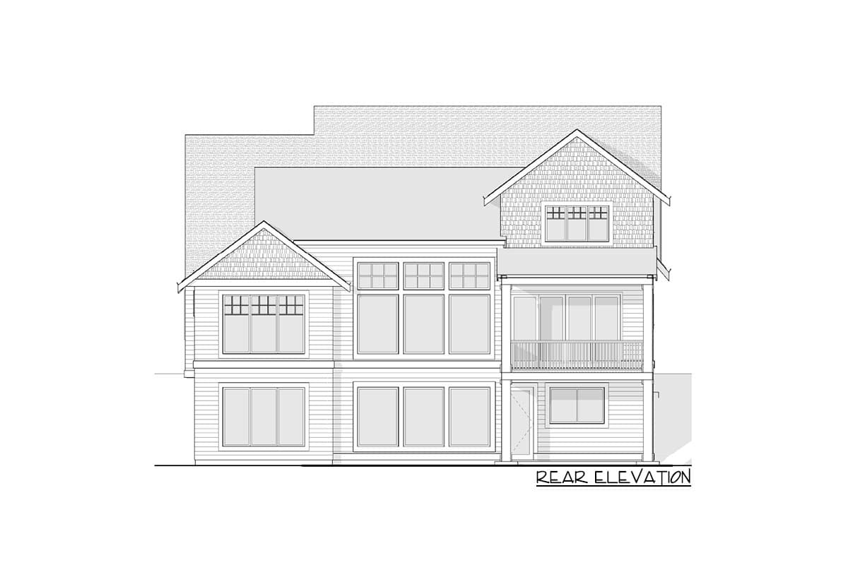 Plan 270018AF: Craftsman Home Plan with Two Laundry Rooms - Image #4 - Craftsman, New American, Shingle