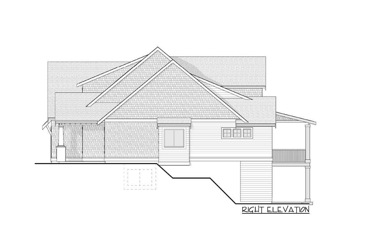 Plan 270018AF: Craftsman Home Plan with Two Laundry Rooms - Image #5 - Craftsman, New American, Shingle