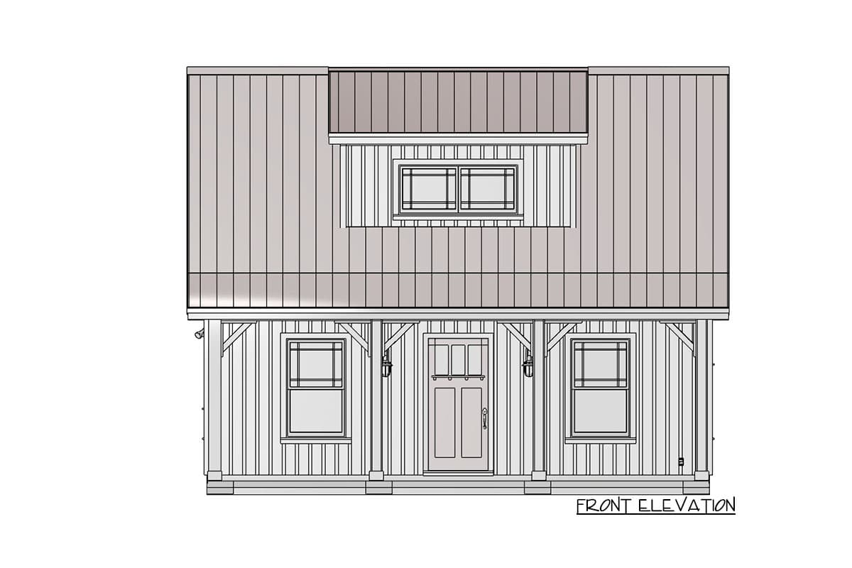 Plan 430809SNG: Universal Design ADU Farmhouse Plan with Spacious Porch - Image #10 - Cabin, Cottage, Country, Farmhouse, Rustic, Vacation