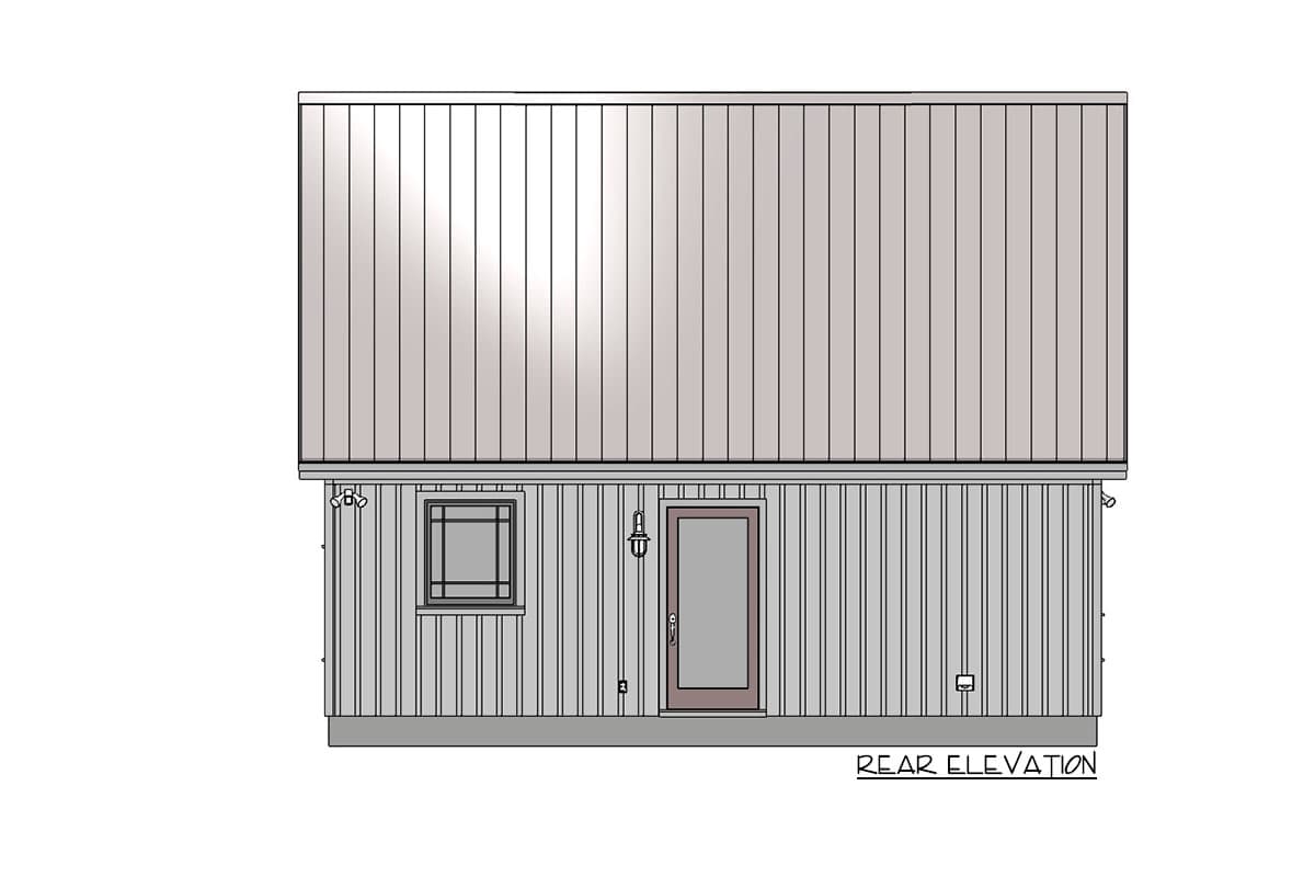 Plan 430809SNG: Universal Design ADU Farmhouse Plan with Spacious Porch - Image #12 - Cabin, Cottage, Country, Farmhouse, Rustic, Vacation