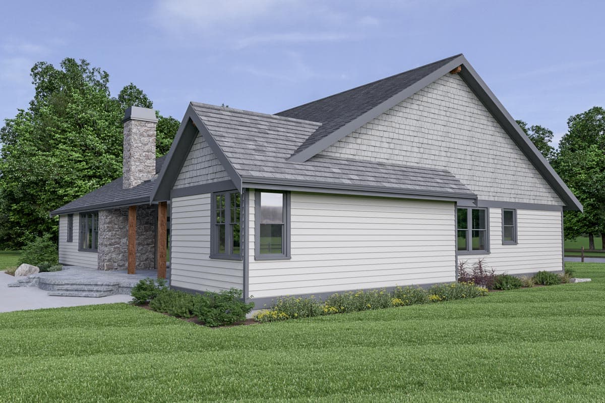 Plan 280090JWD: Mountain Craftsman House Plan with Bonus Room above Garage - 2124 Sq Ft - Image #8 - Craftsman, Mountain, Northwest