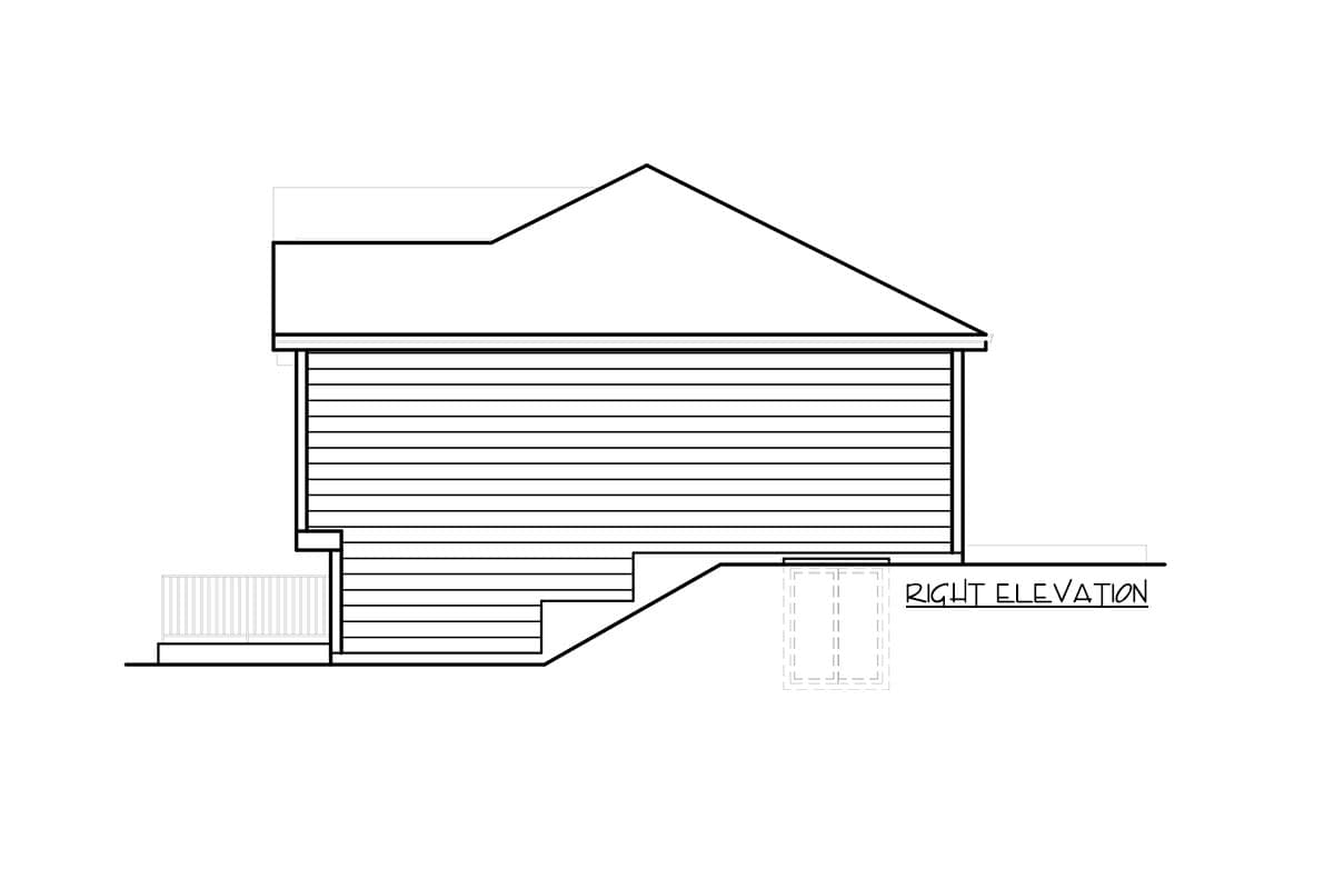 Plan 12740MA: Split Level Country House Plan with Lower-Level Garage - Image #5 - Country, Traditional