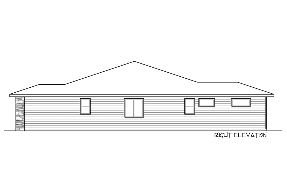 Plan 72985DA: Prairie Ranch House Plan with Open-Concept Living Space - Image #4 - Northwest, Prairie, Ranch