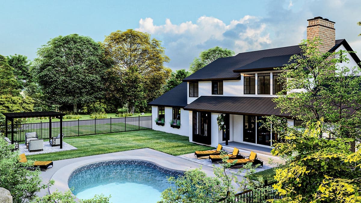 Plan 62884DJ: 4-Bed Southern-style House Plan with a Modern Touch - 3161 Sq Ft - Image #8 - Southern, Traditional, Transitional