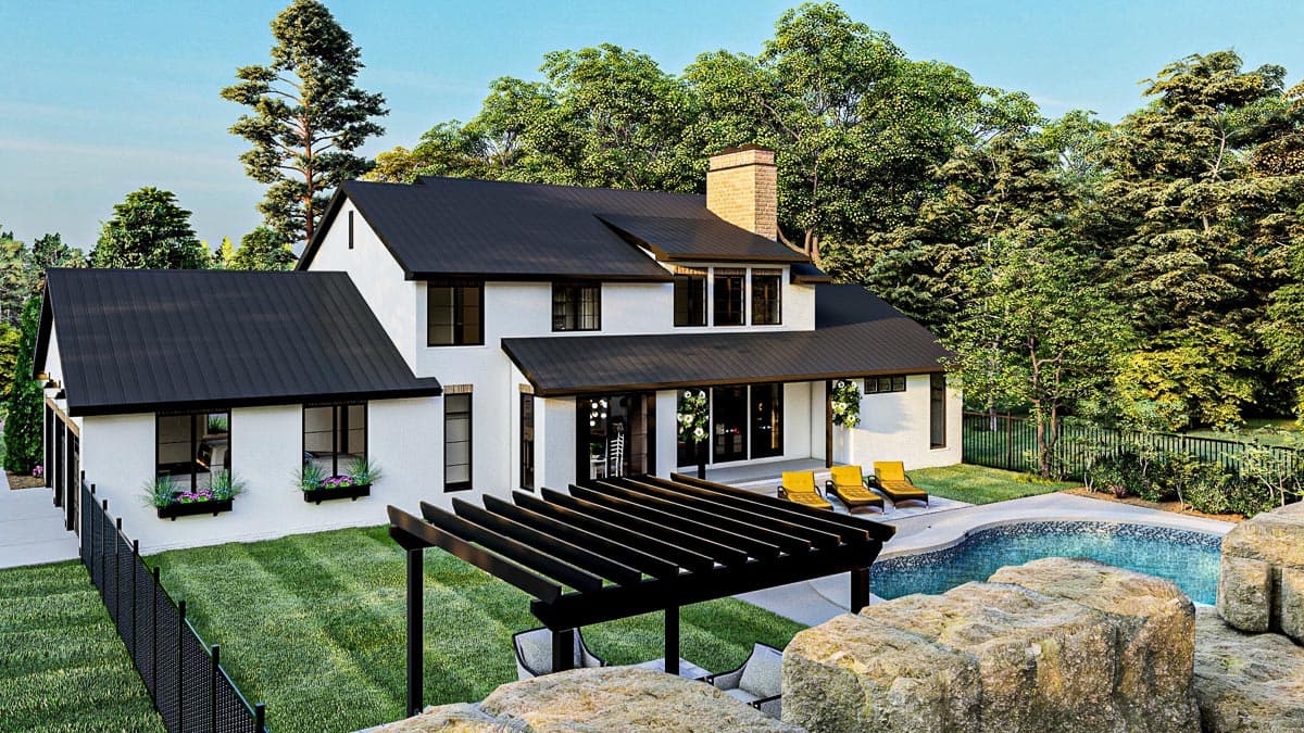 Plan 62884DJ: 4-Bed Southern-style House Plan with a Modern Touch - 3161 Sq Ft - Image #9 - Southern, Traditional, Transitional