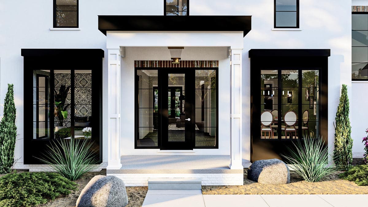 Plan 62884DJ: 4-Bed Southern-style House Plan with a Modern Touch - 3161 Sq Ft - Image #4 - Southern, Traditional, Transitional