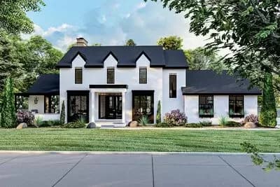 4-Bed Southern-style House Plan with a Modern Touch - 3161 Sq Ft