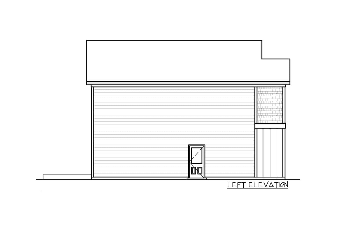 Plan 12742MA: 3-Bed House Plan with Upstairs Bedrooms - Image #4 - Coastal, Country, Traditional, Vacation