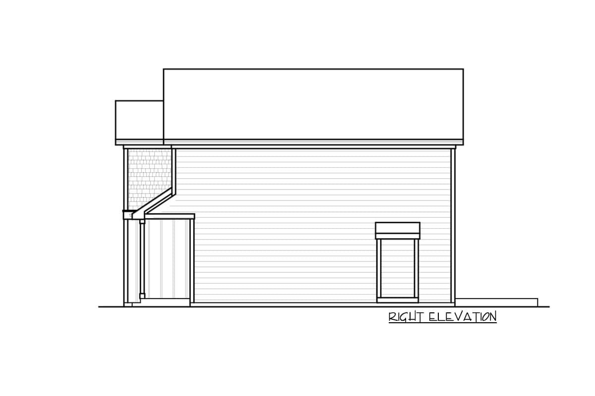 Plan 12742MA: 3-Bed House Plan with Upstairs Bedrooms - Image #6 - Coastal, Country, Traditional, Vacation