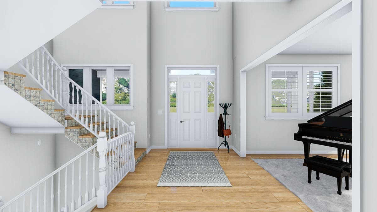 Plan 61358UT: Exclusive New American Home Plan with Optional Sport Court - Image #12 - Craftsman, New American