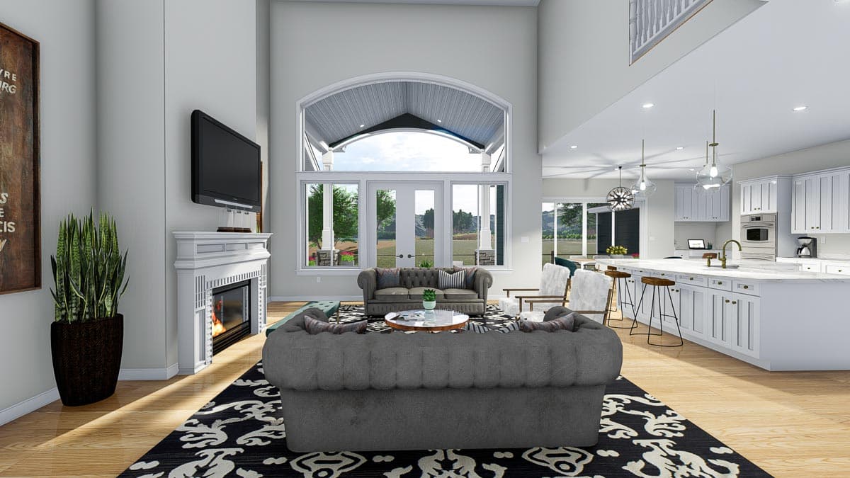 Plan 61358UT: Exclusive New American Home Plan with Optional Sport Court - Image #16 - Craftsman, New American