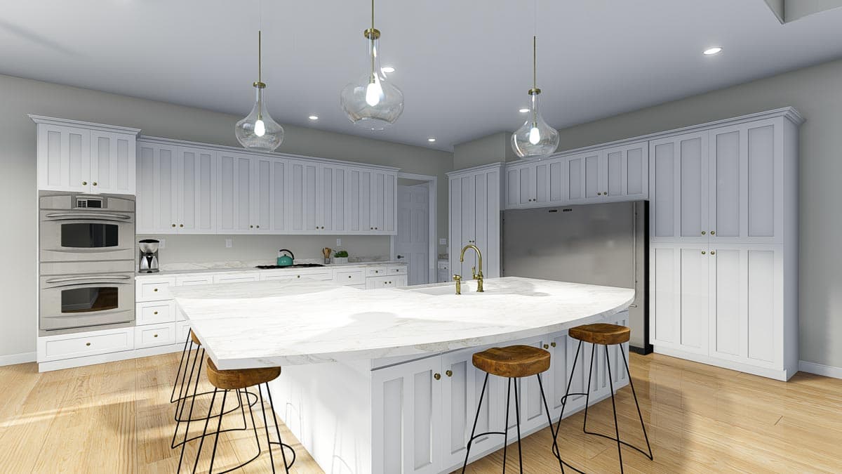 Plan 61358UT: Exclusive New American Home Plan with Optional Sport Court - Image #20 - Craftsman, New American