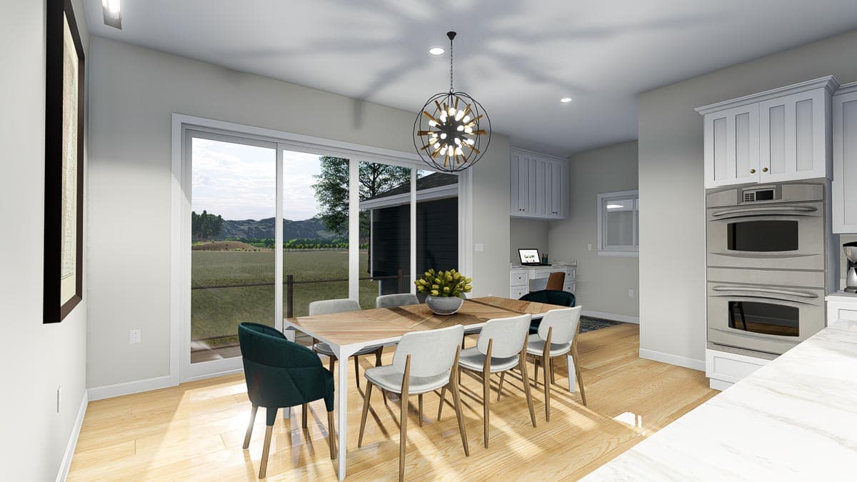 Plan 61358UT: Exclusive New American Home Plan with Optional Sport Court - Image #23 - Craftsman, New American