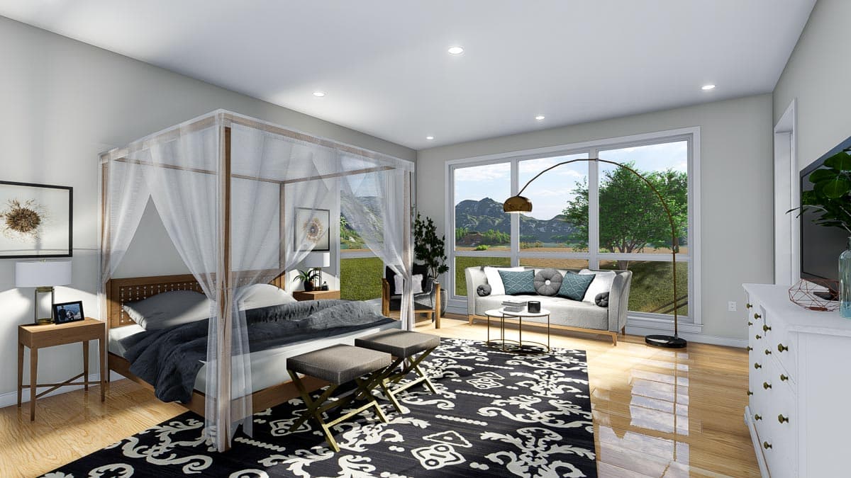 Plan 61358UT: Exclusive New American Home Plan with Optional Sport Court - Image #26 - Craftsman, New American