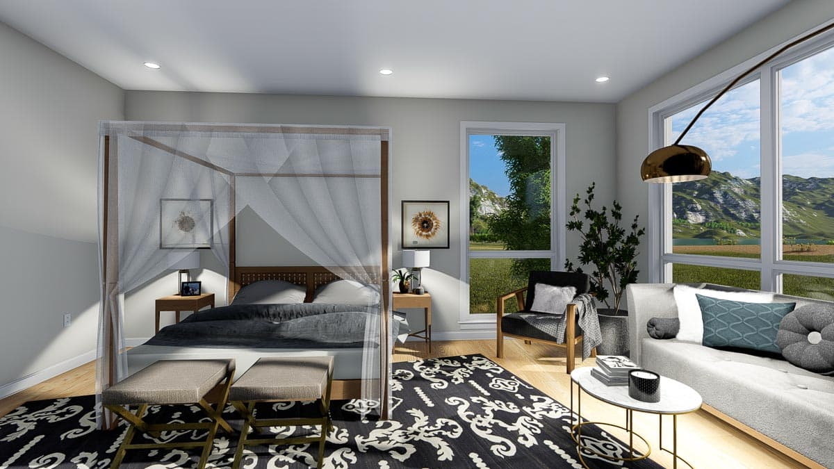 Plan 61358UT: Exclusive New American Home Plan with Optional Sport Court - Image #27 - Craftsman, New American