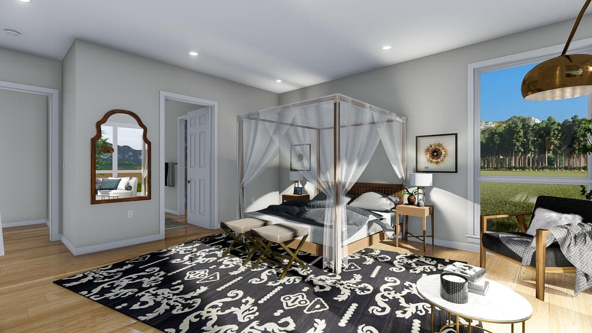Plan 61358UT: Exclusive New American Home Plan with Optional Sport Court - Image #28 - Craftsman, New American