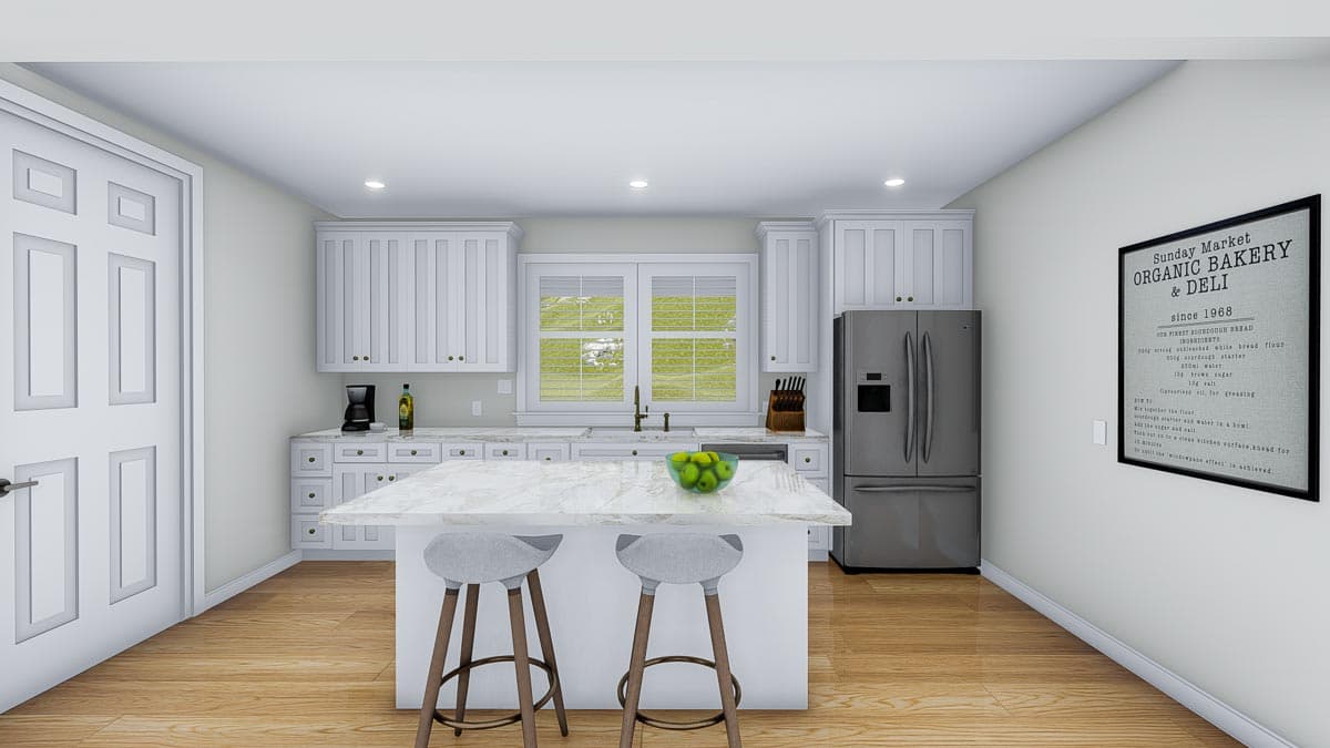 Plan 61358UT: Exclusive New American Home Plan with Optional Sport Court - Image #38 - Craftsman, New American