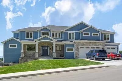 Exclusive New American Home Plan with Optional Sport Court