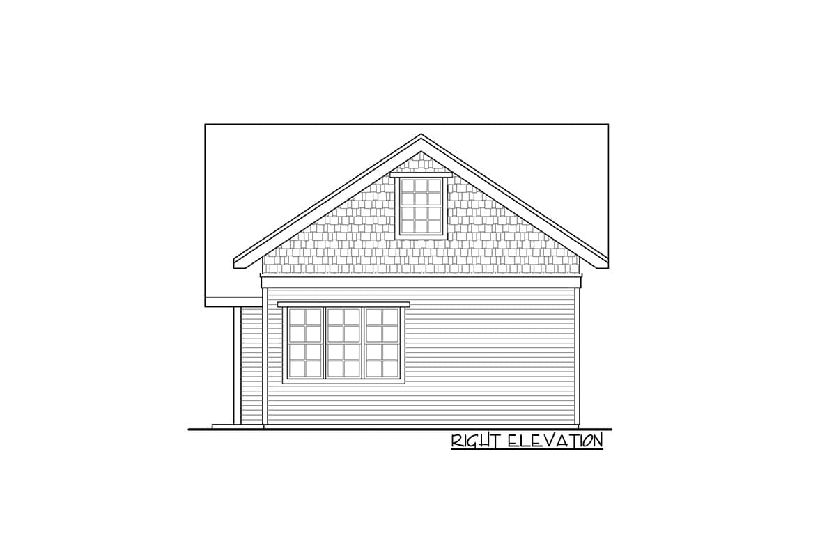 Plan 72986DA: 2-Car Garage with Hobby Room and Workshop - Image #4