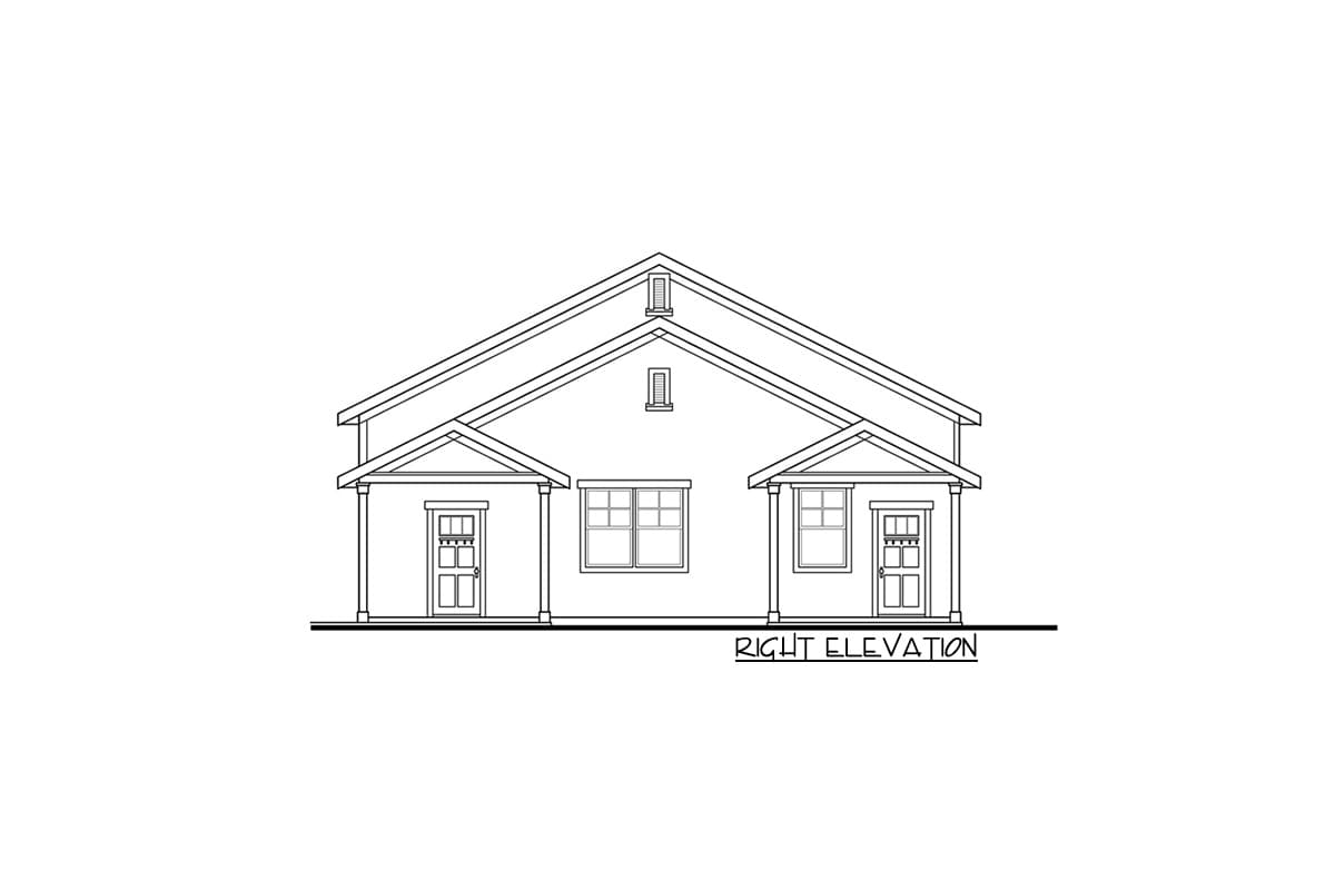 Plan 72988DA: 3-Car Garage with Heated Workshop - Image #4