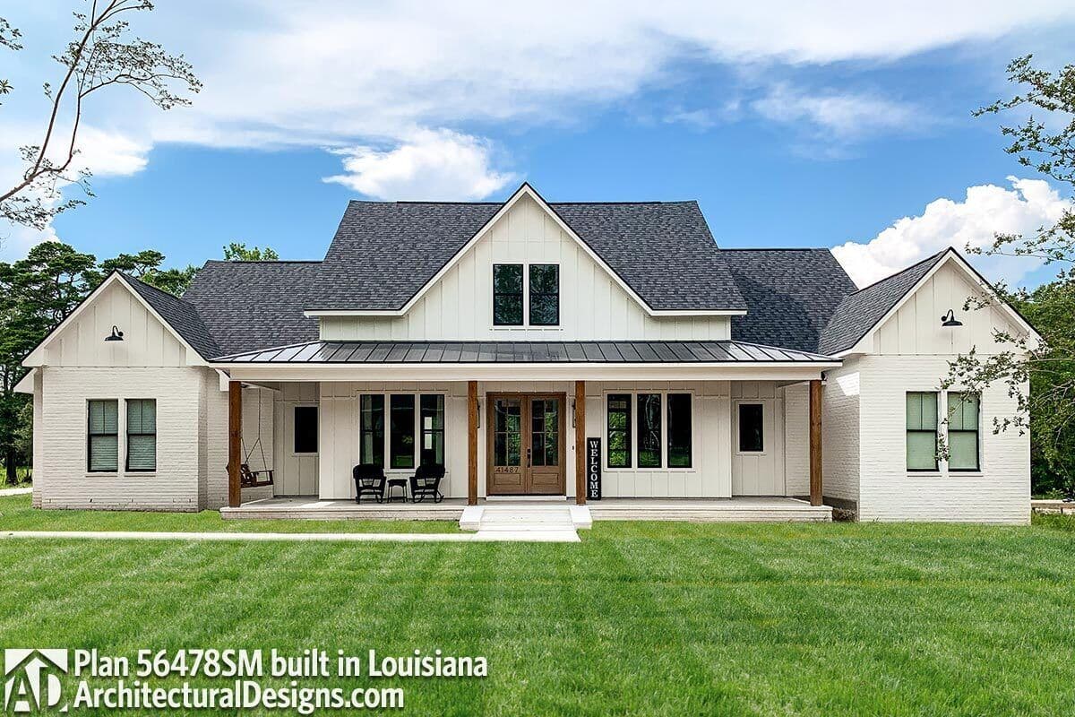 build gallery item - House Plan 56478SM Comes to Life in Louisiana, Again!