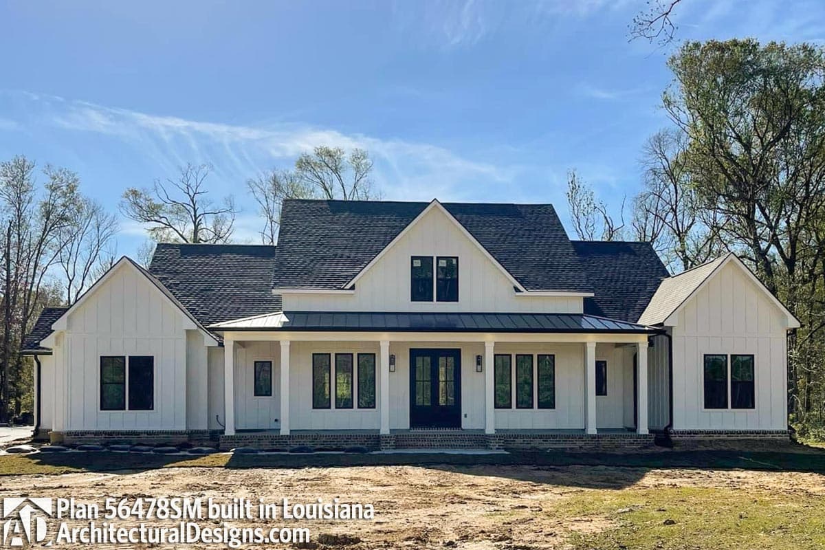 build gallery item - House Plan 56478SM Comes to Life in Louisiana