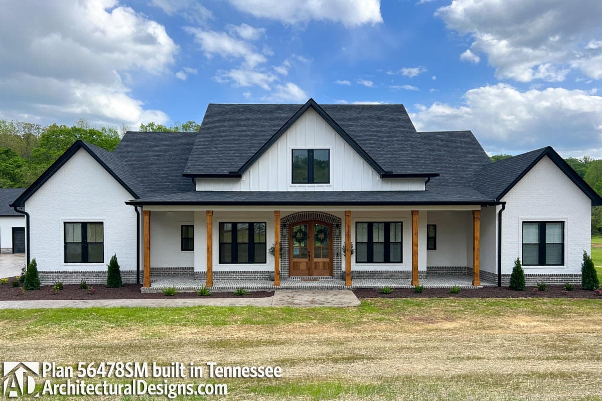 build gallery item - House Plan 56478SM Comes to Life in Tennessee, Again!